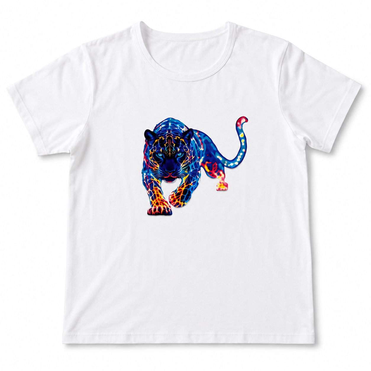 Walking Neon Panther T-Shirt
