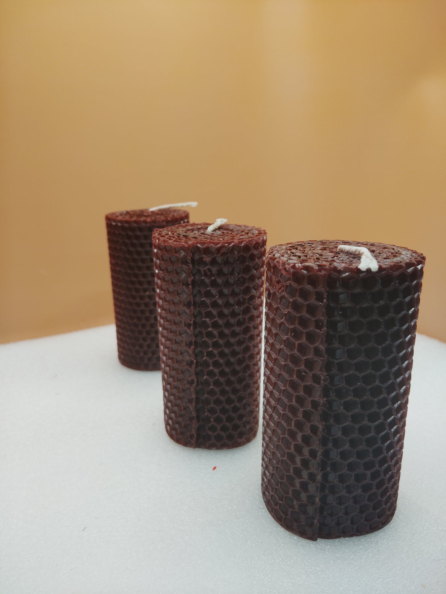 Marron Pillar Candles