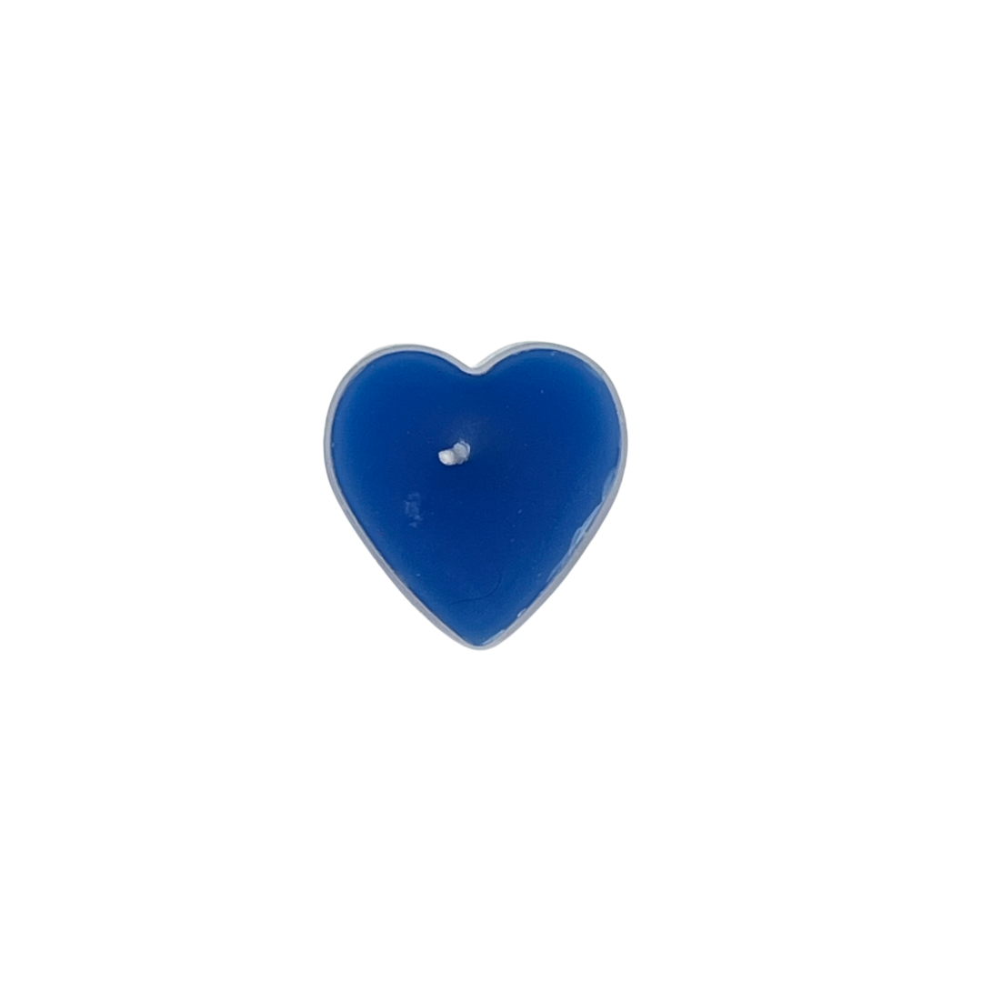 Unscented Heart Candles