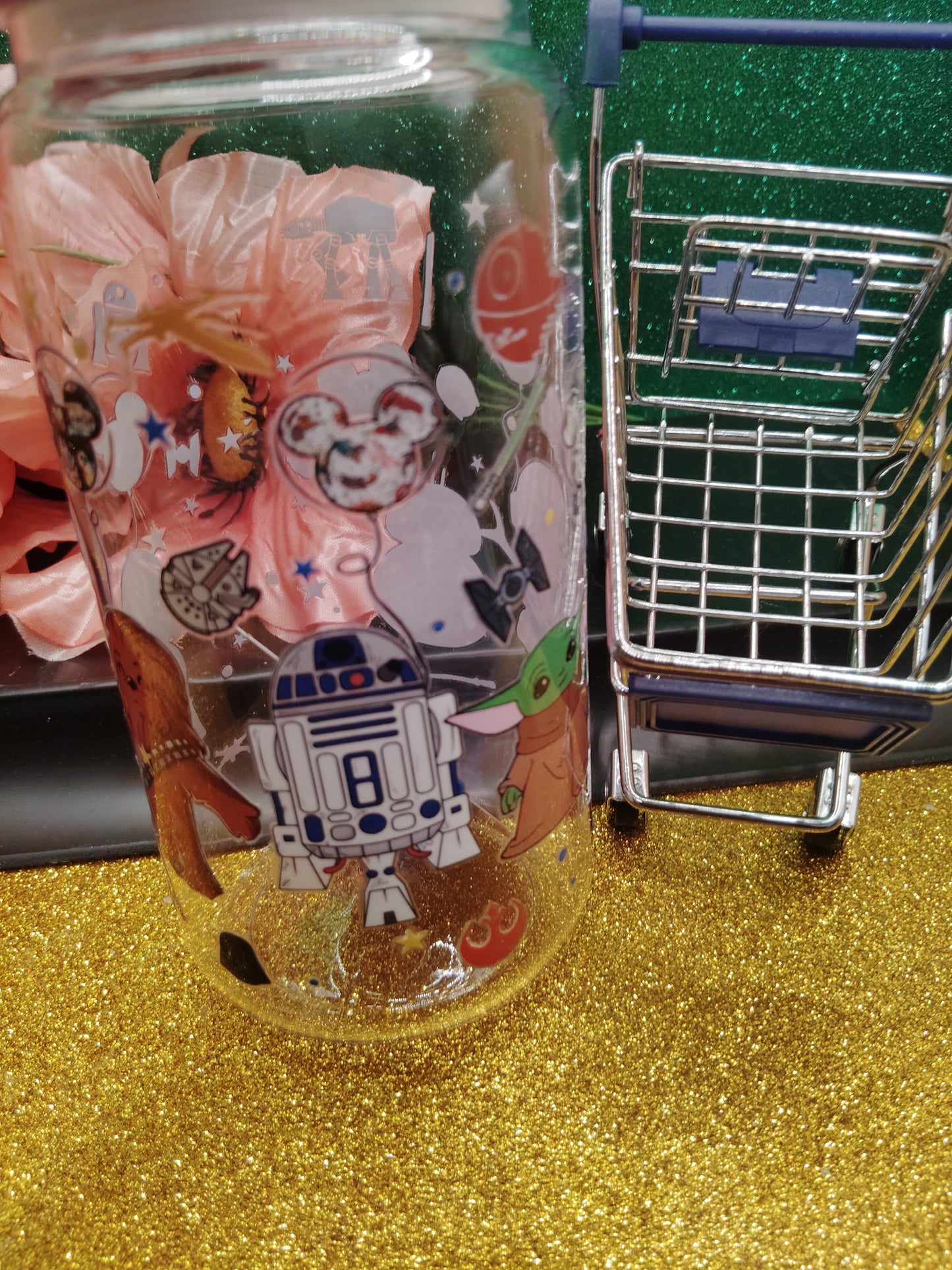 16 oz Glass & Plastic Drining Cups