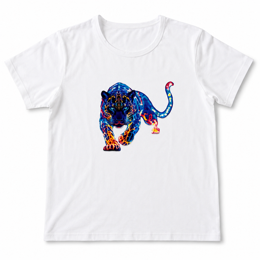 Walking Neon Panther T-Shirt