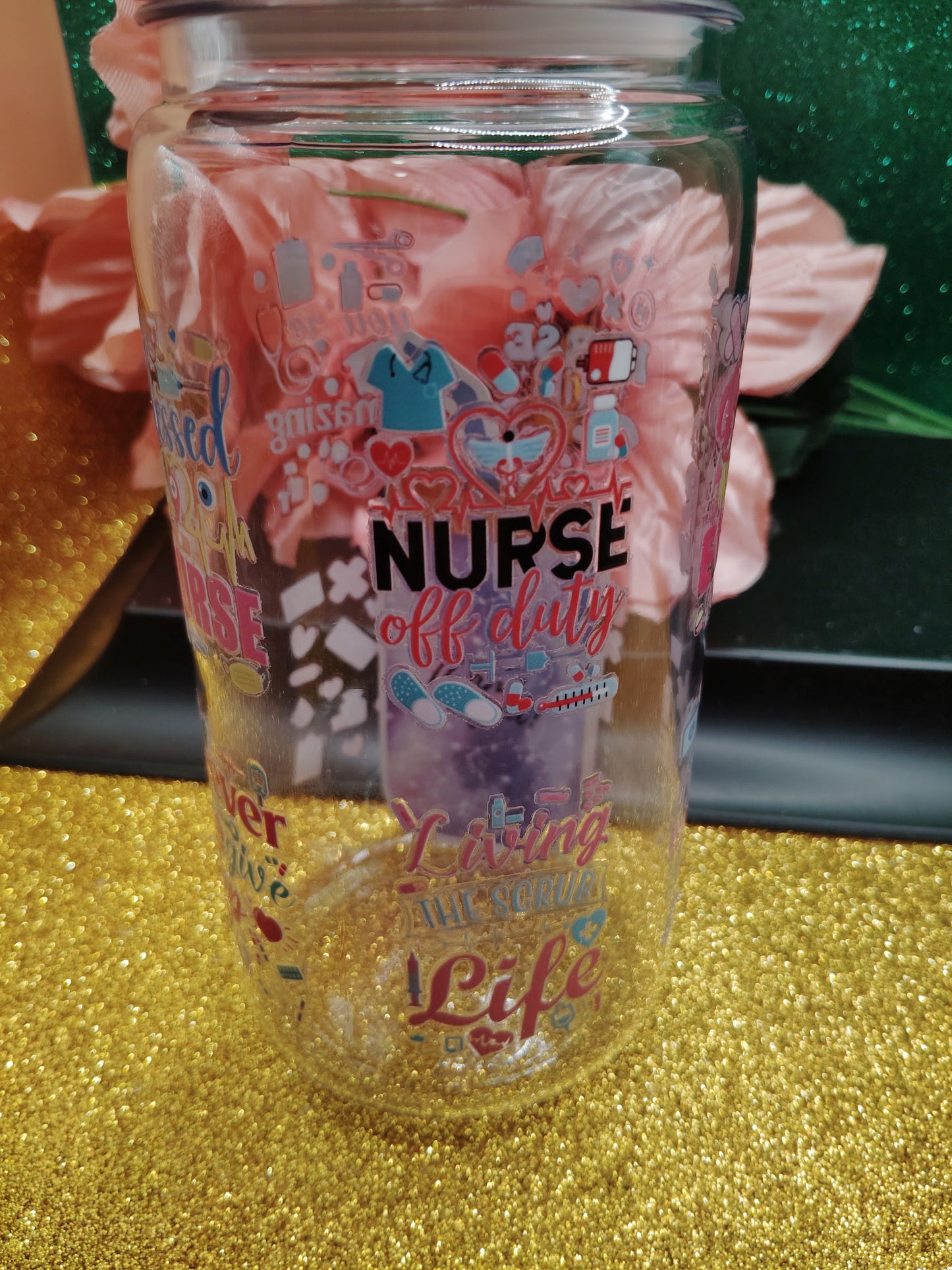 16 oz Glass & Plastic Drining Cups