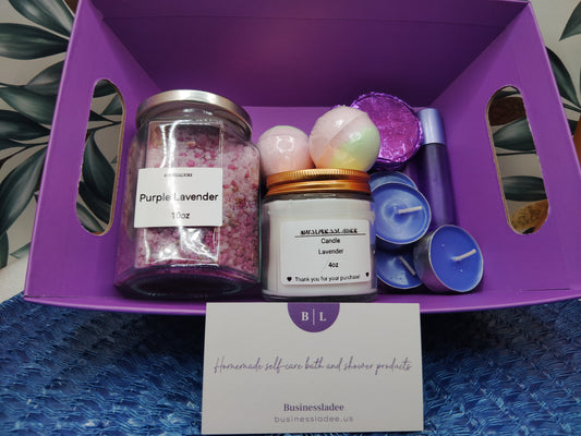 The Large Lavender Basket-Set $50.00