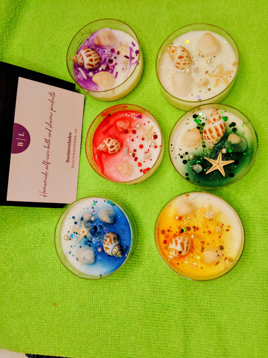 Seashell Candles 3 for $42.00