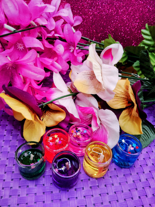 Mixed Shot Glass Candle (6 Set)-$35.00